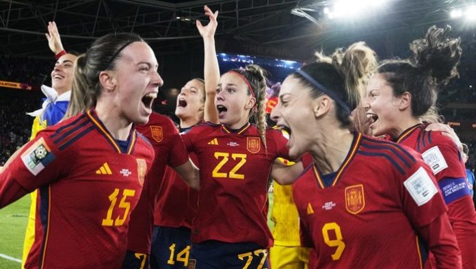 Timnas Spanyol dalam ajang Piala Dunia Wanita 2023.