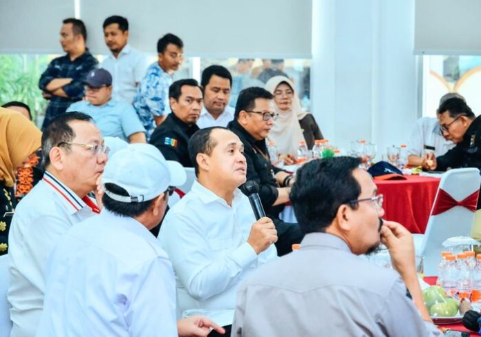 Bupati Zahir paparkan potensi keunggulan Kabupaten Batu Bara. (f;ist/mistar)