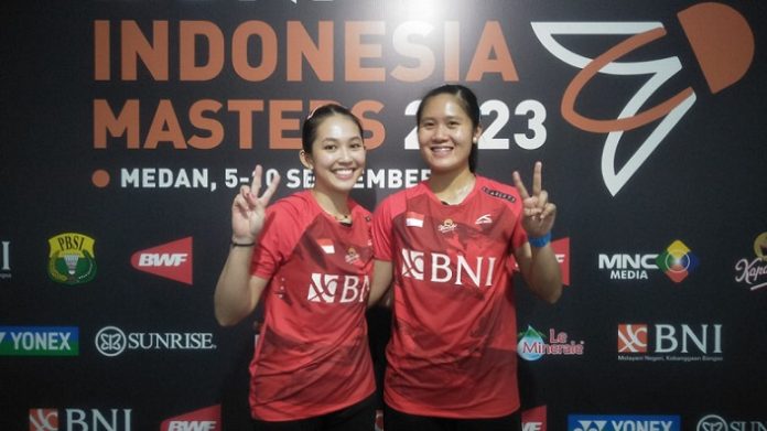 Lanny Tria Mayasari Ribka Sugiarto berhasil lolos ke semifinal BNI Indonesia Masters 2023