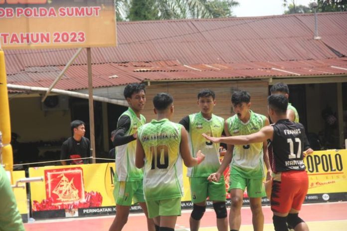 Menang 3 Set, SMA Kartika Bertemu SMK Nusantara di Semifinal Junior Marcopolo Cup