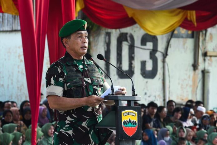 Pangdam I Bukit Barisan Mayjen TNI Mochamad Hasan, diwakili Kasdam, Brigjen TNI Refrizal (f:ist/mistar)
