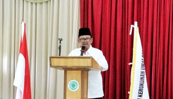 Wakil Bupati Simalungun H Zonny Waldi saat membuka Rapat Koordinasi Forum Kerukunan Umat Beragama (FKUB) (f:ist/mistar)