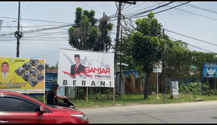 Alat Kampanye di Jalanan Kota Medan (f:khairul/mistar)