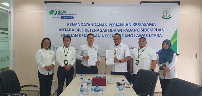 BPJS Ketenagakerjaan Cabang Padangsidimpuan dan Kejari Paluta