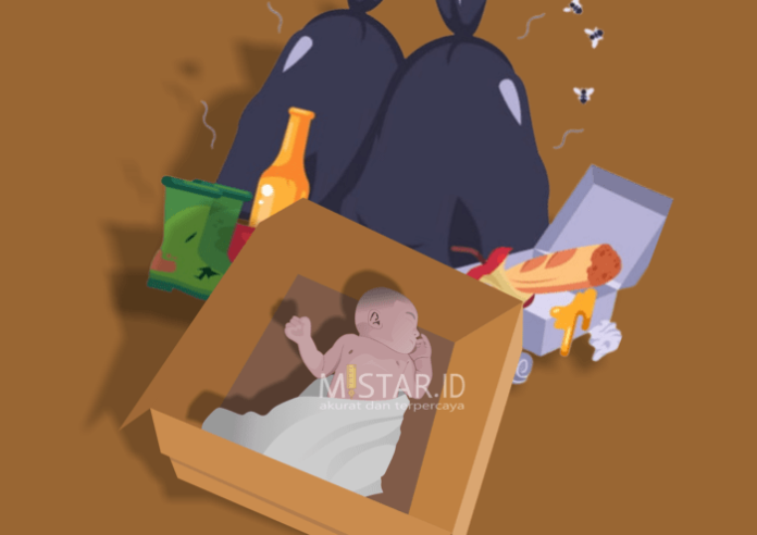 Ilustrasi bayi dibuang (f:samuel/mistar)