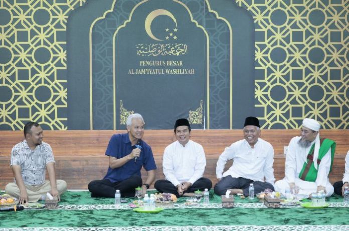 Al Washliyah Dukung Ganjar Gerakkan Program Satu Keluarga Miskin Satu Sarjana