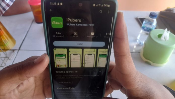 Aplikasi iPubers untuk penyaluran pupuk bersubsidi