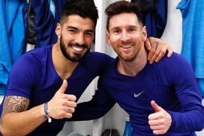 Luis Suarez dan Lionel Messi