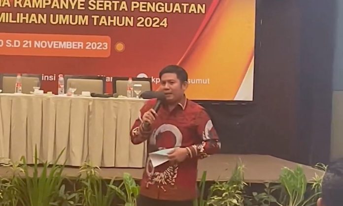 Rakor, KPU Sumut Sosialisasikan Metode Kampanye Pemilu 2024