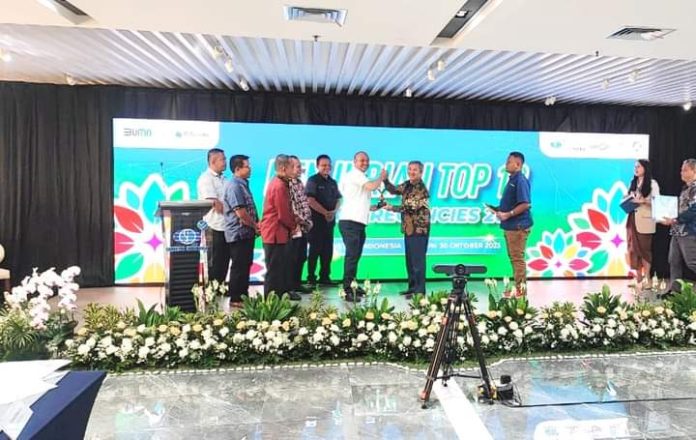 Pemkab Taput diumumkan masuk Top 10 Kabupaten Program I-Sim For Regencies 2023 (f:ist/mistar)