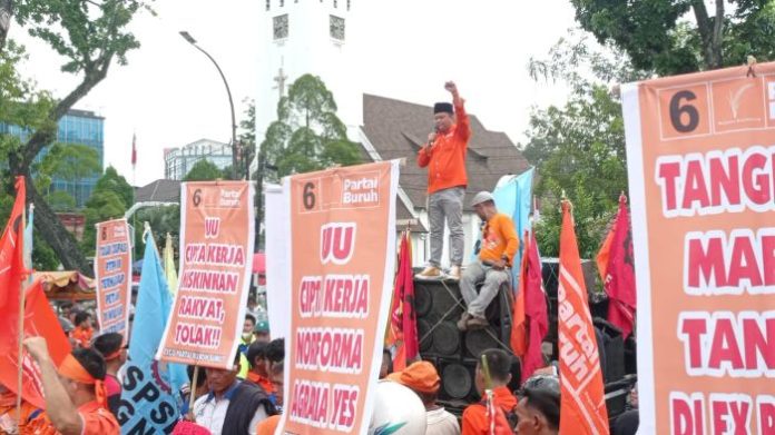 Tuntut Kenaikan Upah 15 Persen, Partai Buruh dan Serikat Pekerja Akan Demo Pj Gubernur Sumut Senin