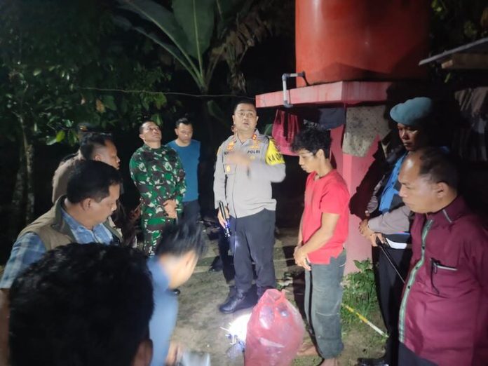 Kapolres Taput bersama Dandim tangkap bandar narkoba dari Kecamatan Pahae (f:ist/mistar)
