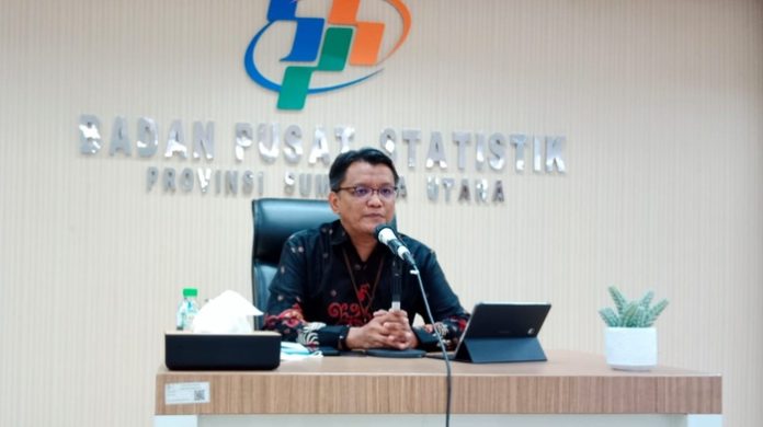 Kepala Badan Pusat Statistik (BPS) Sumut, Nurul Hasanudin. (f:ist/mistar)