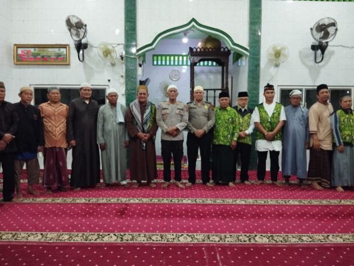 Dakwah Kamtibmas di Masjid, Polres Tanjung Balai Imbau Jamaah Sukseskan Pemilu dan Jaga Persatuan Bangsa