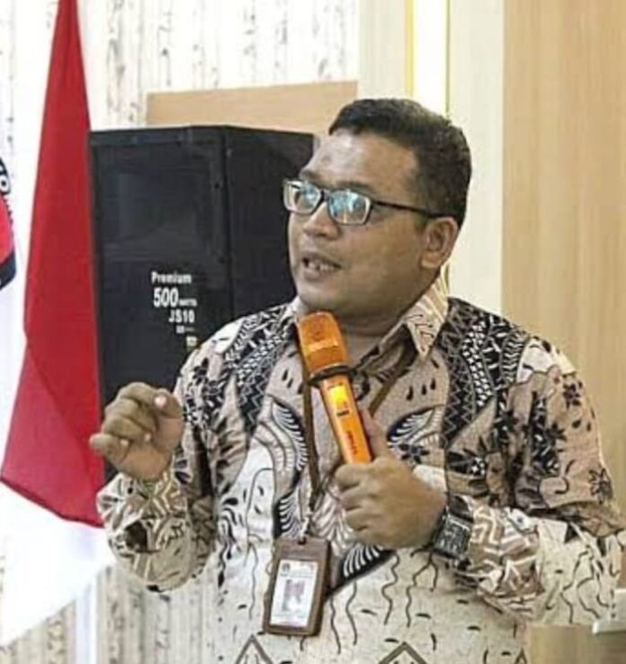Anggota KPU Padangsidimpuan Divisi Divisi Teknis Penyelenggaraan Fadlyka Himmah Syahputera Harahap (f:ist/mistar)