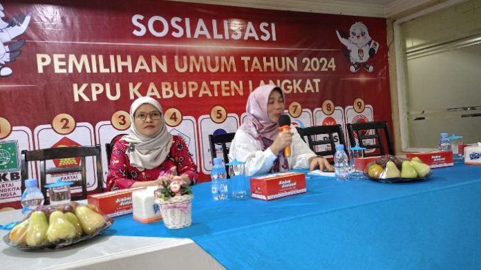 KPU Langkat Sosialisasikan Tata Cara Pemilu Bagi Penyandang Disabilitas