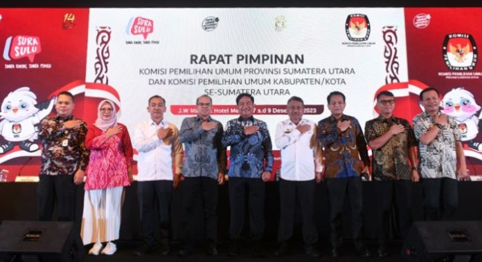 Pj Gubernur Dorong KPU Sumut Tingkatkan Partisipasi Pemilih