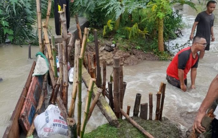 Sungai Batang Kuis Meluap, Rumah Warga di Dua Kecamatan Terendam Banjir