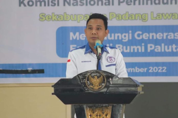 Ketua Lembaga Perlindungan Anak (LPA) Sumut, Muniruddin Ritonga