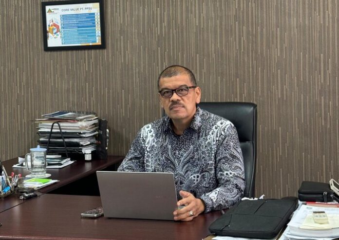 Direktur Utama PT Pembangunan Prasarana Sumatera Utara (PPSU) Refli Yuner. (f:ist/mistar)