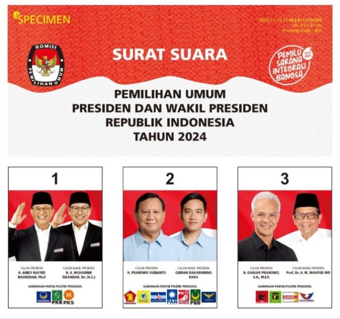 Jelang Pemilu 2024, KPU Sumut: Surat Suara Presiden-Wapres Sudah 14 Persen