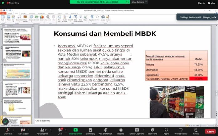 Screenshot rincian konsumsi MBDK difasilitas umum (f:dinda/mistar)