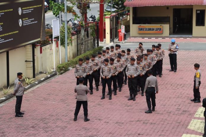 Pastikan Kesiapan Personel, Kapolres Tanjung Balai Pantau Pelatihan Dalmas