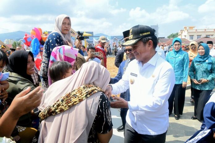 Pj Gubernur Sumut Hassanudin bersilaturahmi bersama Tokoh Masyarakat Kota Padangsidimpuan. (f:ist/mistar)