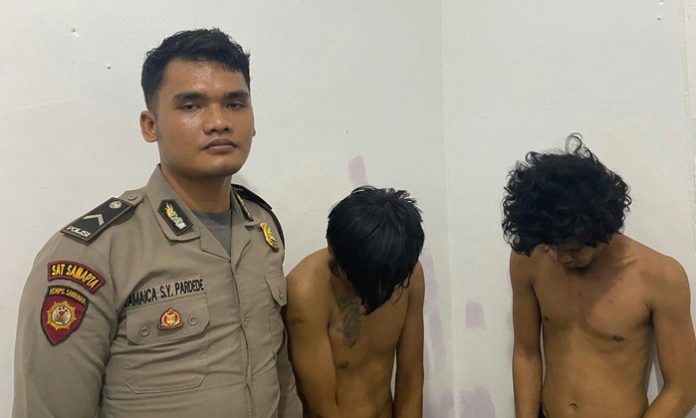 Dua pelaku diduga berencana melakukan curanmor di Kecamatan Medan Barat diamankan Polisi. (F:Ist/Mistar)
