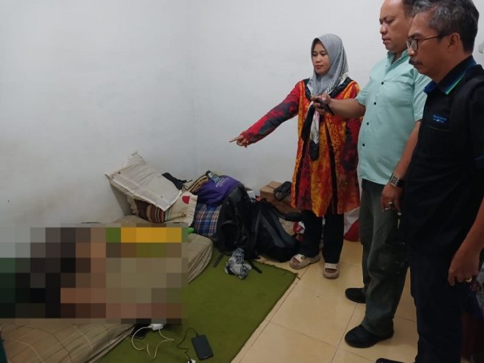 Karyawan BUMN yang ditemukan meninggal dunia di Karang Sari Permai