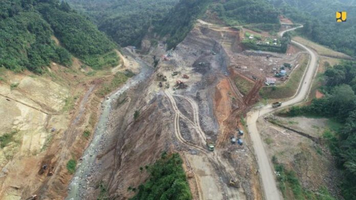 Proyek Pembangunan bendungan Lau Simeme (f:ist/mistar)