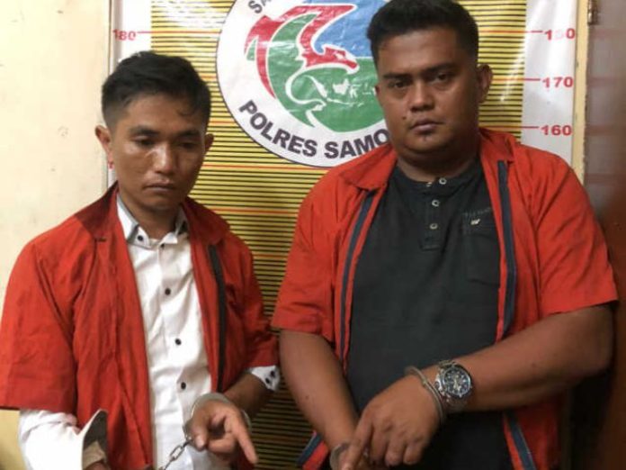 Hendak Menghadiri Pesta, Dua Pemuda Bawa Sabu Ditangkap Polres Samosir