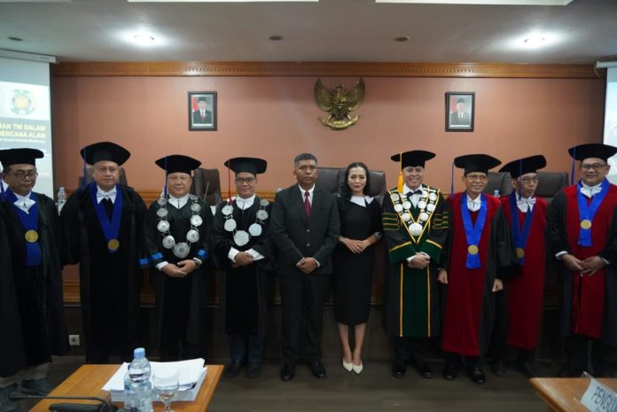 Danrem 022/PT Hadiri Sidang Ujian Terbuka Promosi Doktor (S3) Di Universitas Sumatera Utara.