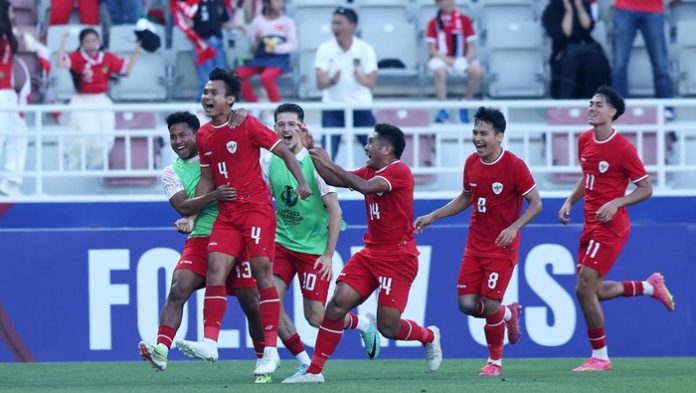 Piala Asia U-23 2024, Gol Tunggal Komang Teguh Bawa Indonesia Ungguli Australia