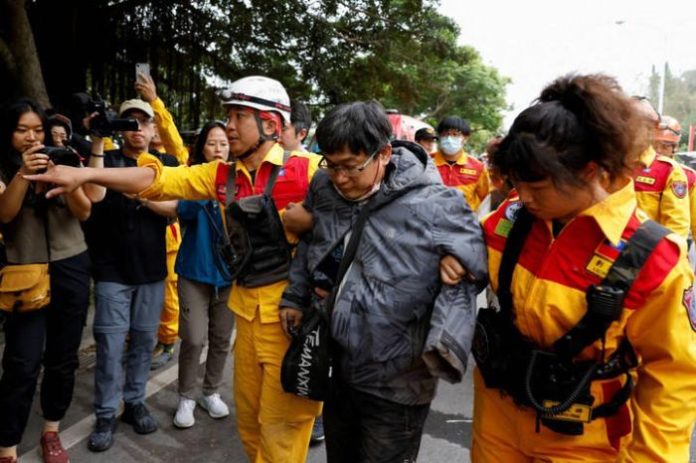 Terperangkap Dalam Gua, 9 Korban Gempa Taiwan Diselamatkan