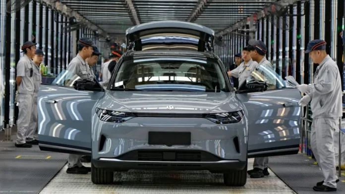 Salah satu produk kendaraan listrik yang dipasarkan China (f:bbc/mistar)