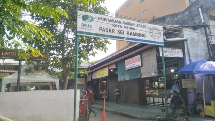 : Pasar Sei Sikambing Medan. (f:iqbal/mistar)