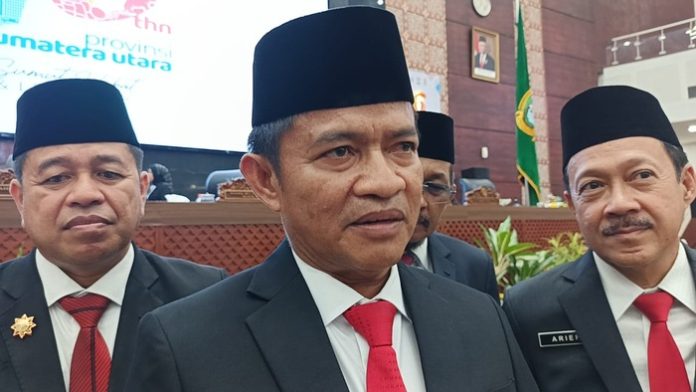 Penjabat Gubernur Sumatera Utara, Hassanudin. (f:iqbal/mistar)