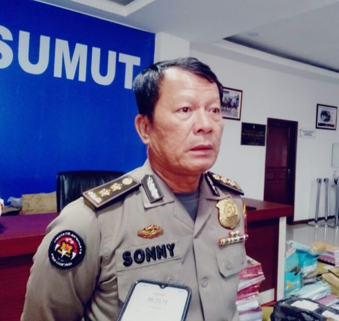 Kasubbid Penmas Polda Sumut AKBP Sonny W Siregar (f: matius/mistar)