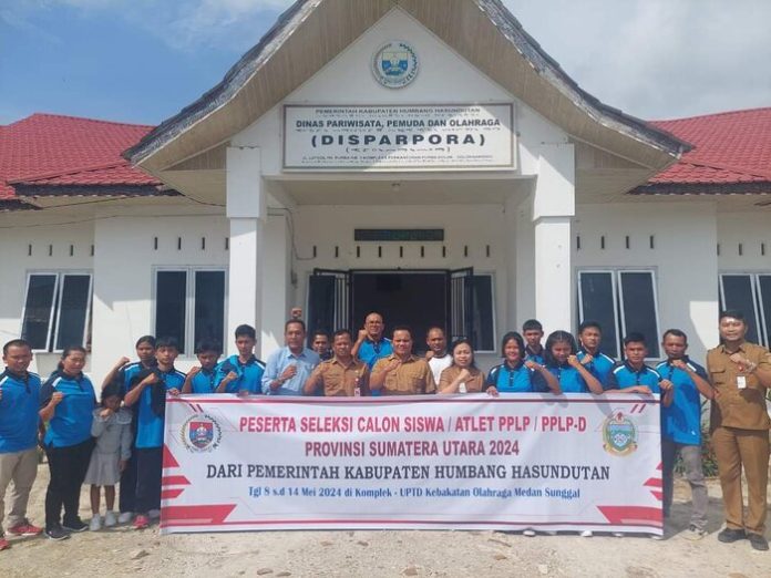 Kontingen cabang olahraga untuk mengikuti seleksi calon siswa di PPLP (Pusat Pendidikan dan Latihan Olahraga Pelajar) Sumut (f:ist/mistar)