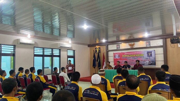 LBH Trisila berikan edukasi dan pendampingan hukum di Lapas Tanjungbalai (f:saufi/mistar)