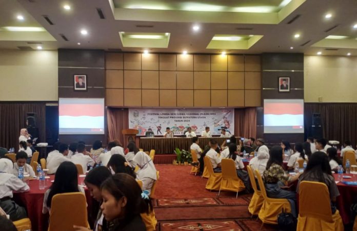 Pembukaan FLS2N SMA Tingkat Provinsi Sumatera Utara 2024