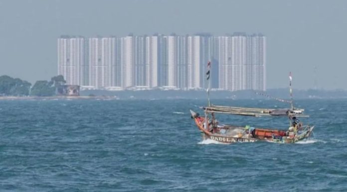 Air laut berpotensi pasang dan menyebabkan banjir di pesisir wilayah utara Jakarta (f:ist/mistar)