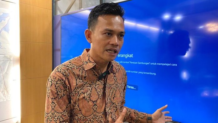 Ketua KPOTI Sumut, Agustin Sastrawan Harahap (f:dinda/mistar)
