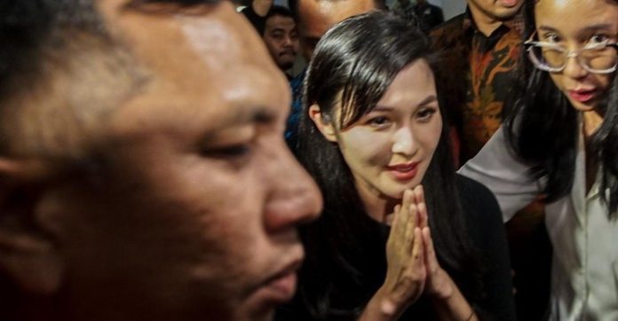 Sandra Dewi diperiksa dalam dugaan korupsi timah (f:detik/mistar)