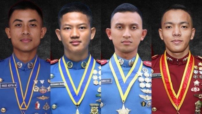 4 Perwira yang menerima penghargaan Adhi Makayasa 2024
