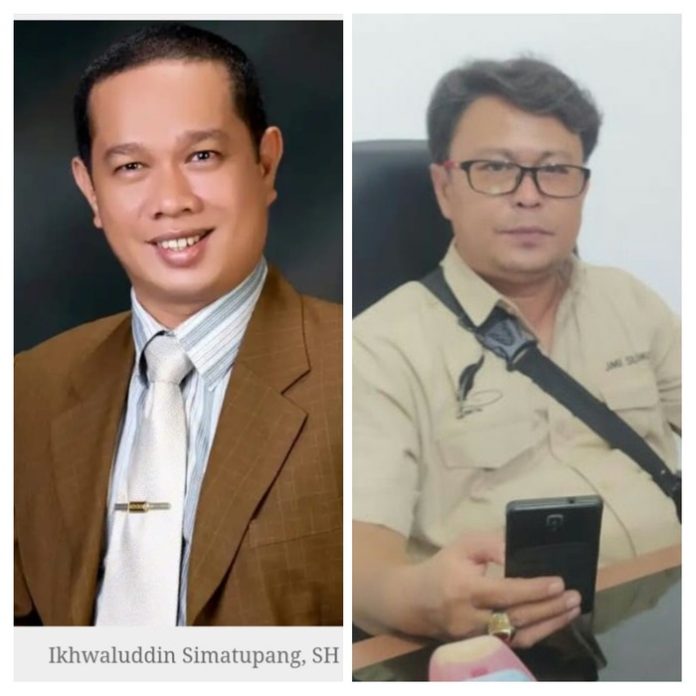 Ketum DPP Polri Watch Nasional Dr. Ikhwaluddin Simatupang dan Sekretaris JMI Sumut, T Sofy Anwar. (f:ist/mistar)