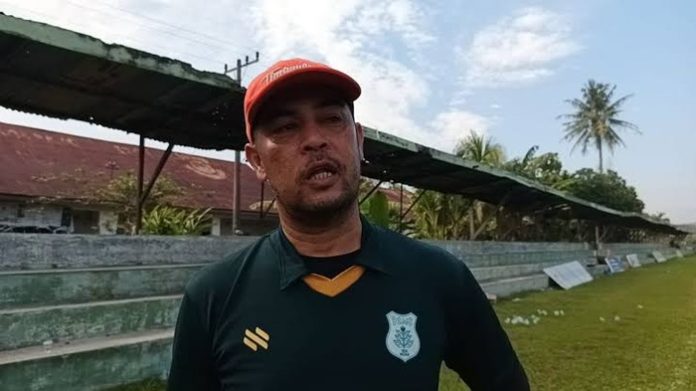 Pelatih PSMS Medan, Nil Maizar. (f:iqbal/mistar)