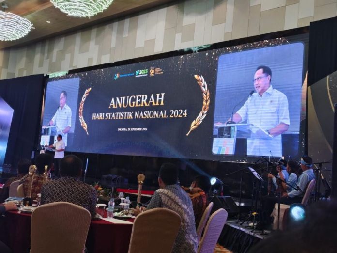 Acara Anugerah Hari Statistik Nasional yang digelar di Hotel Grand Mercure, Jakarta