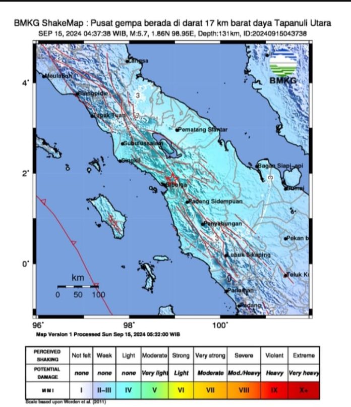 Gempa Sibolga